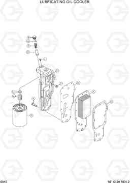 9310 LUBRICATING OIL COOLER R170W-3, Hyundai