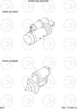 9470 STARTING MOTOR R170W-3, Hyundai