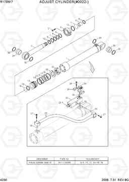 4230 ADJUST CYLINDER(#0022-) R170W-7, Hyundai