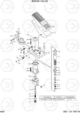 4340 BRAKE VALVE R170W-7, Hyundai