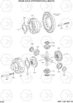 5120 REAR AXLE DIFFERENTIAL(-#0978) R170W-7, Hyundai