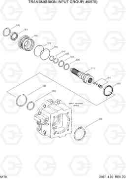 5170 TRANSMISSION INPUT GROUP(-#0978) R170W-7, Hyundai