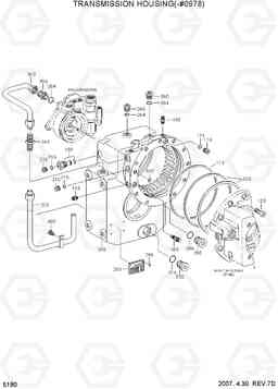 5180 TRANSMISSION HOUSING(-#0978) R170W-7, Hyundai