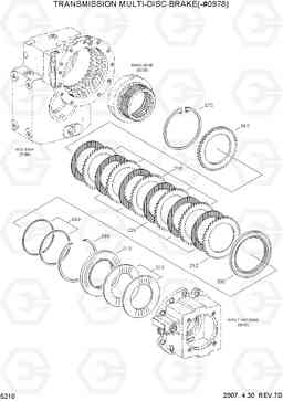 5210 TRANSMISSION MULTI-DISC BRAKE(-#0978) R170W-7, Hyundai