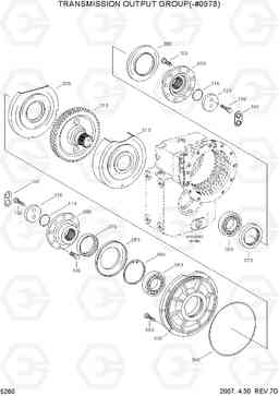 5260 TRANSMISSION OUTPUT GROUP(-#0978) R170W-7, Hyundai