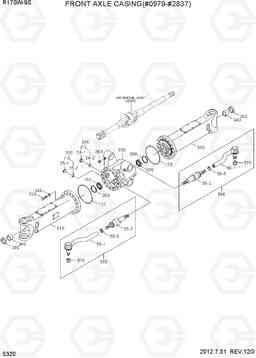 5320 FRONT AXLE CASING(#0979-#2837) R170W-7, Hyundai