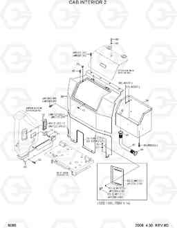 6085 CAB INTERIOR 2 R170W-7, Hyundai