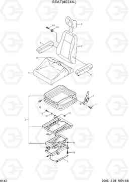 6142 SEAT(#0244-) R170W-7, Hyundai