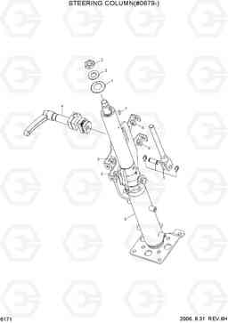 6171 STEERING COLUMN(#0679-) R170W-7, Hyundai