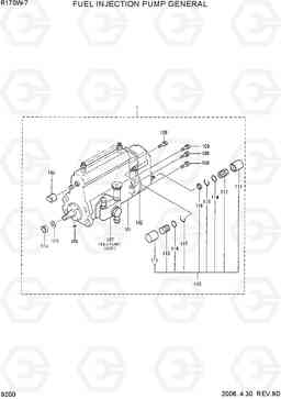 9200 FUEL INJECTION PUMP GENERAL R170W-7, Hyundai