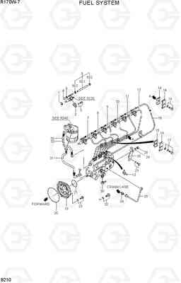 9210 FUEL SYSTEM R170W-7, Hyundai