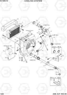 1040 COOLING SYSTEM R170W-7A, Hyundai