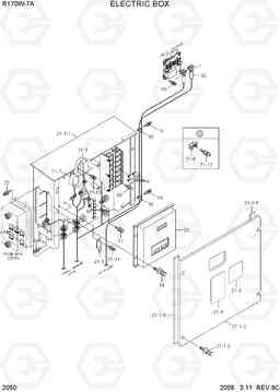 2050 ELECTRIC BOX R170W-7A, Hyundai