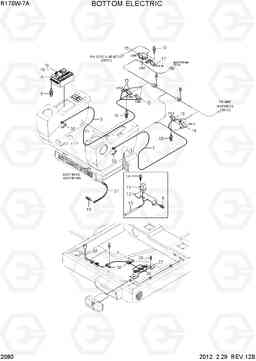 2080 BOTTOM ELECTRIC R170W-7A, Hyundai