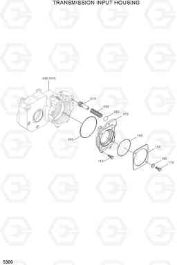 5300 TRANSMISSION INPUT HOUSING R170W-7A, Hyundai