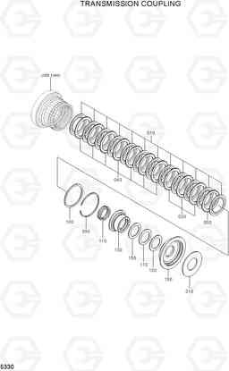 5330 TRANSMISSION COUPLING R170W-7A, Hyundai