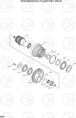 5340 TRANSMISSION PLANETARY DRIVE R170W-7A, Hyundai