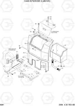 6081 CAB INTERIOR 2(-#0135) R170W-7A, Hyundai