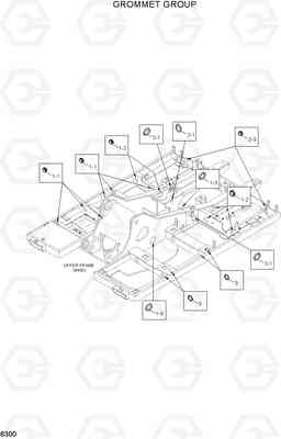 6300 GROMMET GROUP R170W-7A, Hyundai