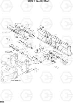 6430 DOZER BLADE-REAR R170W-7A, Hyundai