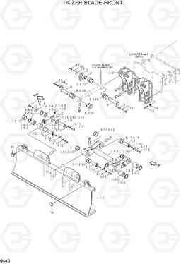 6440 DOZER BLADE-FRONT R170W-7A, Hyundai