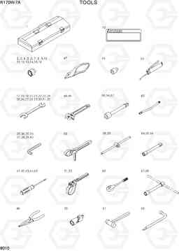 8010 TOOLS R170W-7A, Hyundai