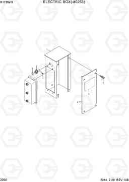 2050 ELECTRIC BOX(-#0263) R170W-9, Hyundai