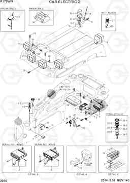 2070 CAB ELECTRIC 2 R170W-9, Hyundai