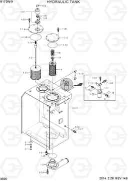 3020 HYDRAULIC TANK R170W-9, Hyundai