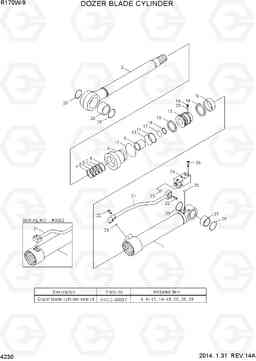4230 DOZER BLADE CYLINDER R170W-9, Hyundai