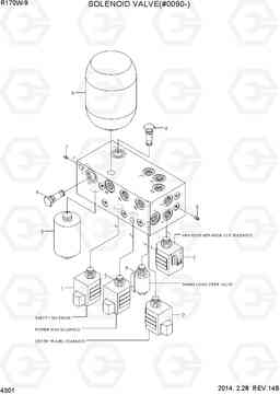 4301 SOLENOID VALVE(#0090-) R170W-9, Hyundai