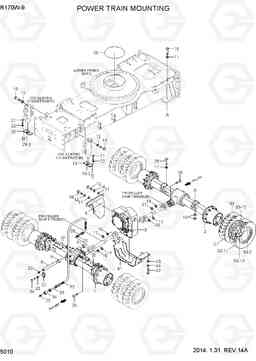 5010 POWER TRAIN MOUNTING R170W-9, Hyundai