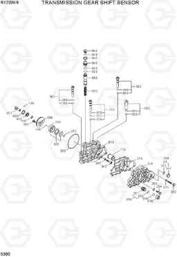 5360 TRANSMISSION GEAR SHIFT SENSOR R170W-9, Hyundai