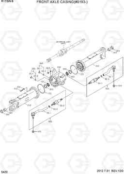 5420 FRONT AXLE CASING(#0193-) R170W-9, Hyundai