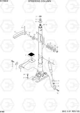 6180 STEERING COLUMN R170W-9, Hyundai