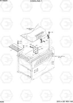 6200 COWLING 1 R170W-9, Hyundai