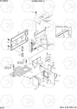 6210 COWLING 2 R170W-9, Hyundai