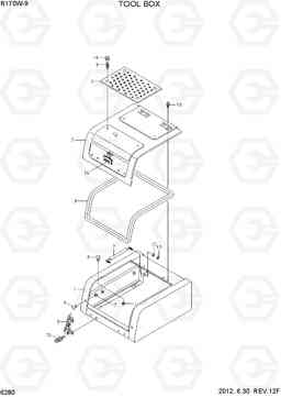 6280 TOOL BOX R170W-9, Hyundai