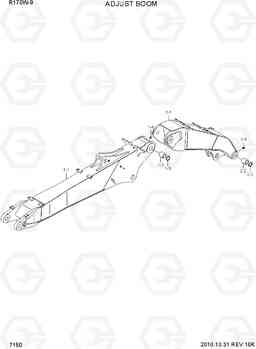 7150 ADJUST BOOM R170W-9, Hyundai