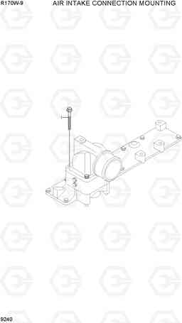 9240 AIR INTAKE CONNECTION MOUNTING R170W-9, Hyundai