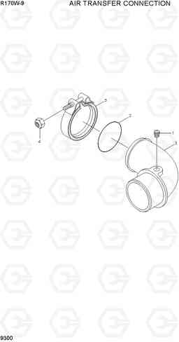 9300 AIR TRANSFER CONNECTION R170W-9, Hyundai
