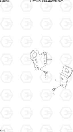 9310 LIFTING ARRANGEMENT R170W-9, Hyundai