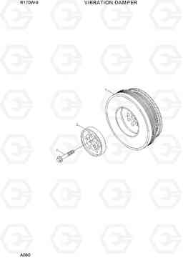 A090 VIBRATION DAMPER R170W-9, Hyundai