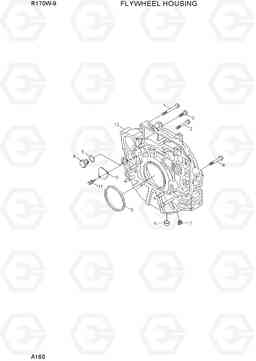 A160 FLYWHEEL HOUSING R170W-9, Hyundai