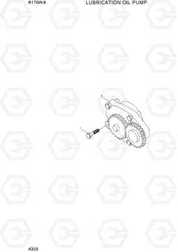 A320 LUBRICATING OIL PUMP R170W-9, Hyundai