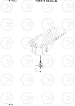 A430 REMOTE OIL DRAIN R170W-9, Hyundai