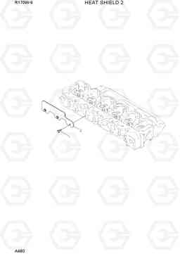 A480 HEAT SHIELD 2 R170W-9, Hyundai