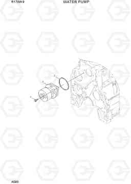 A580 WATER PUMP R170W-9, Hyundai