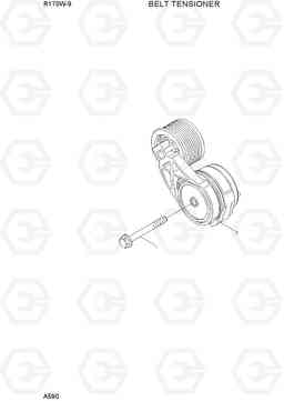 A590 BELT TENSIONER R170W-9, Hyundai