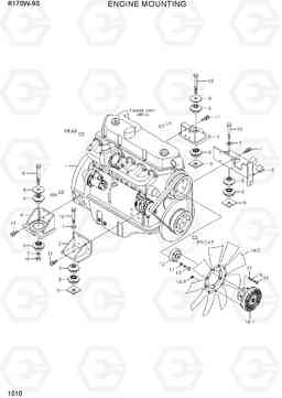 1010 ENGINE MOUNTING R170W-9S, Hyundai